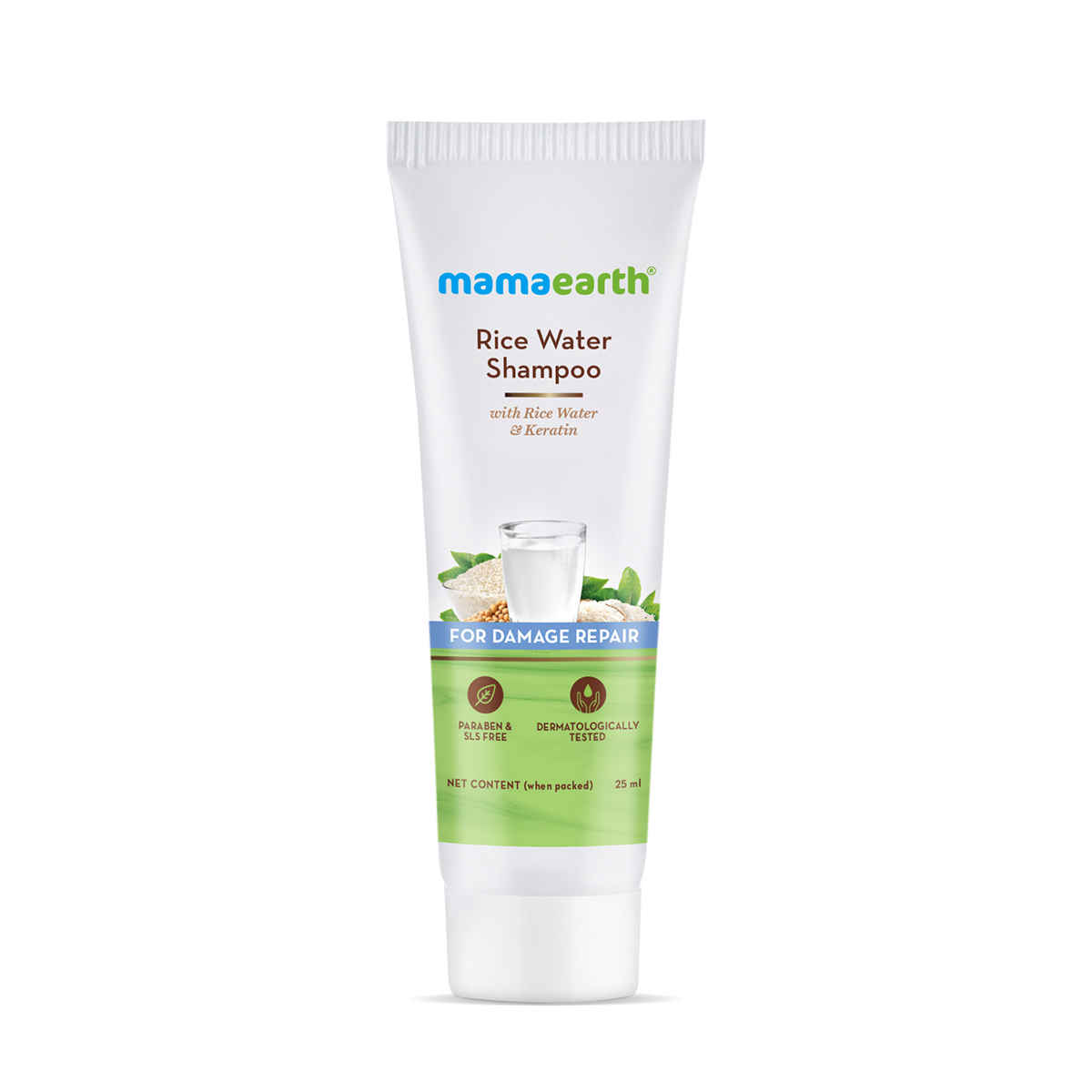 Buy Mamaearth Rice Water Shampoo (25 ml) - Purplle