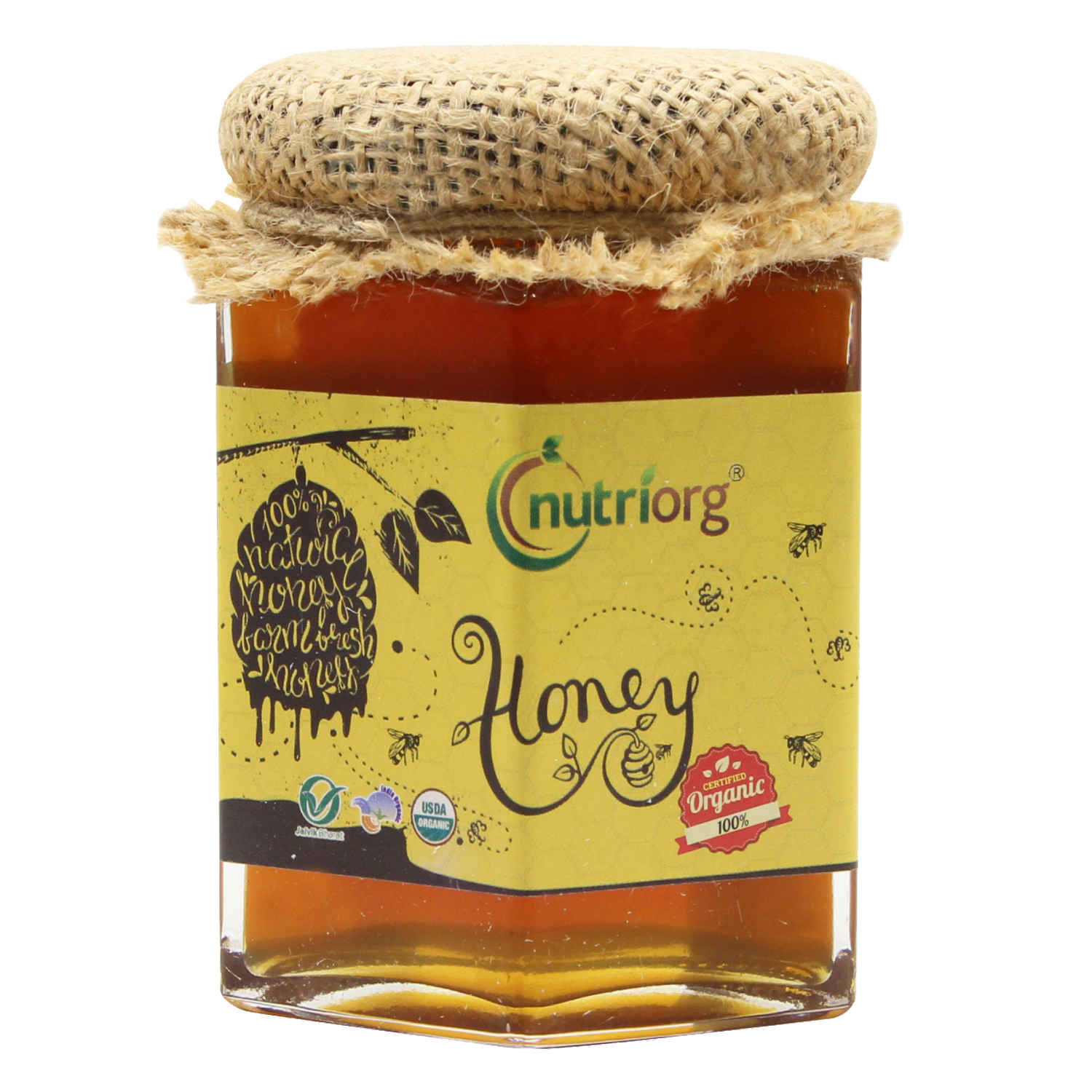 Buy Nutriorg Certified Organic Honey 250 g ( Pack of 2) - Purplle