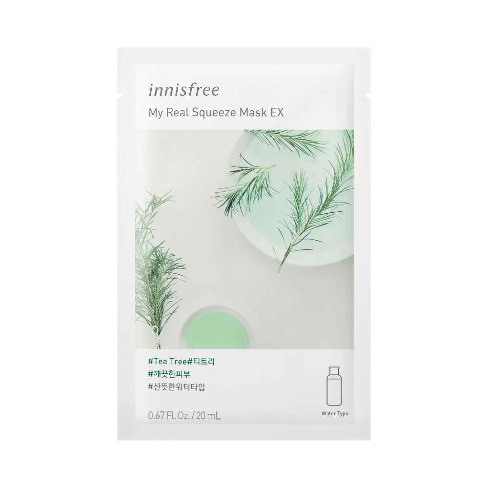Buy Innisfree My Real Squeeze Mask - Tea Tree (20 ml) - Purplle