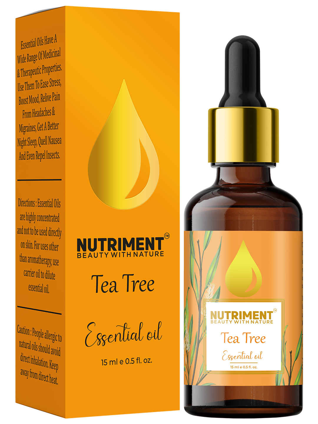 Buy Nutriment Tea Tree Essential Oil, 15ml - Purplle