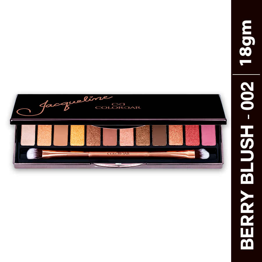 Buy Colorbar X Jacqueline Berry Blush Eyeshadow Palette 18 gm - Purplle
