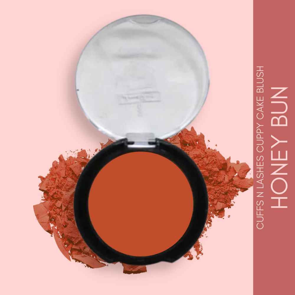 Buy Cuffs N Lashes Cuppy Cake Blush, Honey Bun - Purplle