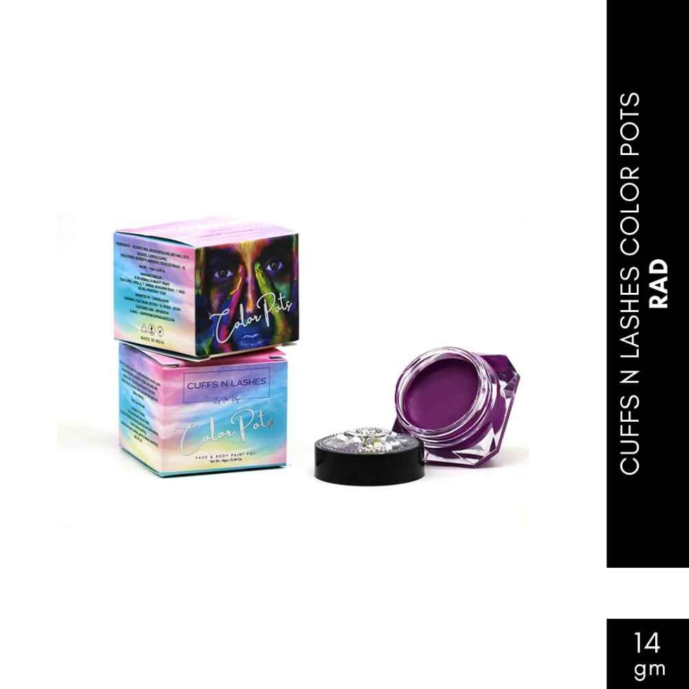 Buy Cuffs N Lashes Color Pots, RAD - Purplle