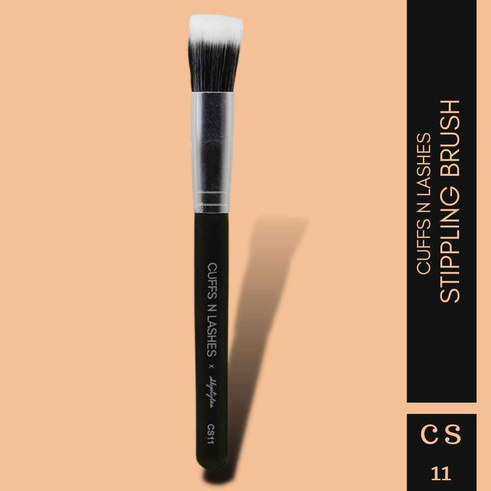Buy Cuffs N Lashes X Shystyles Makeup Brushes, CS11 Stippling Brush - 1 Pc - Purplle