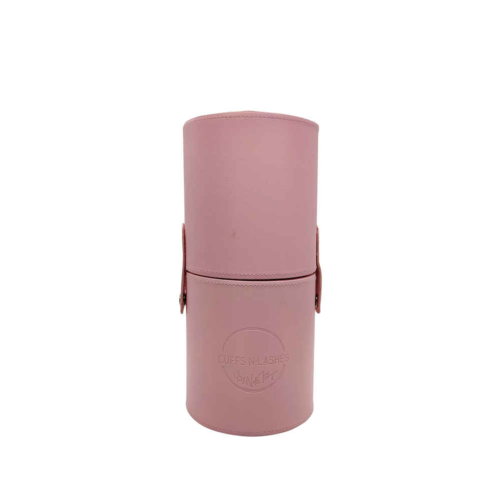 Buy Cuffs N Lashes Makeup Brush Holder, Pink - Purplle