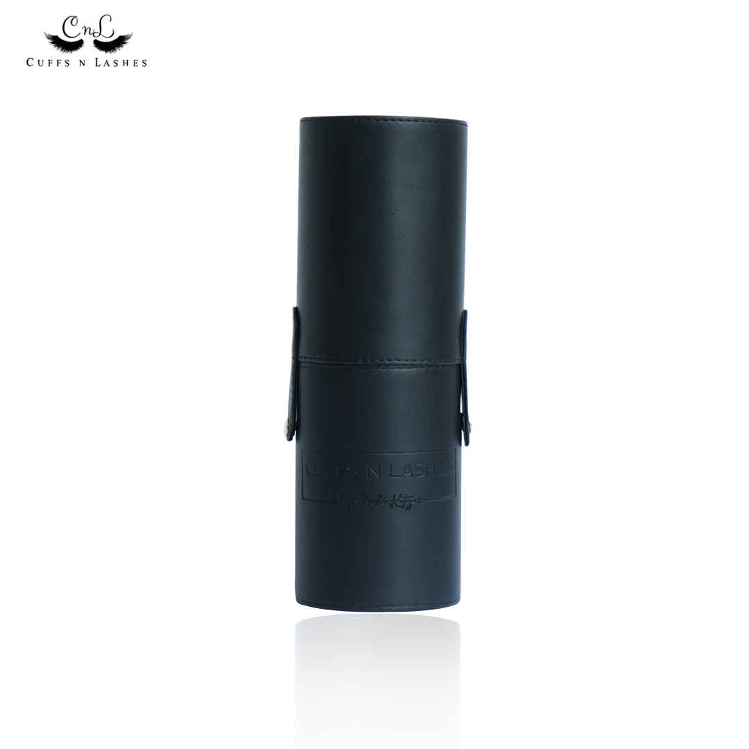 Buy Cuffs N Lashes Black Leather Finemini Holder 1 Pc - Purplle