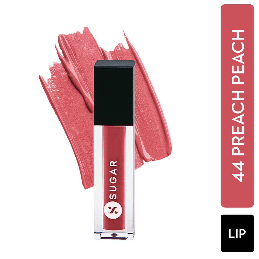 Buy SUGAR Cosmetics Smudge Me Not Liquid Lipsticks for Women | Transferproof & Waterproof | Lasts 12+ Hours | Matte Lipstick | 1.1ml - 44 Preach Peach - Purplle
