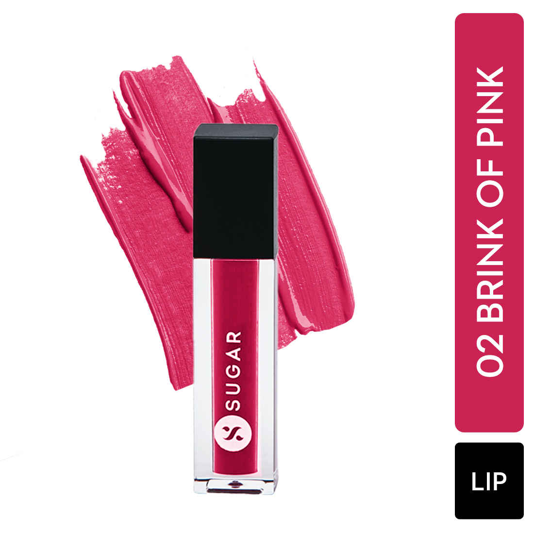 Buy SUGAR Cosmetics Smudge Me Not Liquid Lipsticks for Women | Transferproof & Waterproof | Lasts 12+ Hours | Matte Lipstick | 1.1ml - 02 Brink Of Pink - Purplle