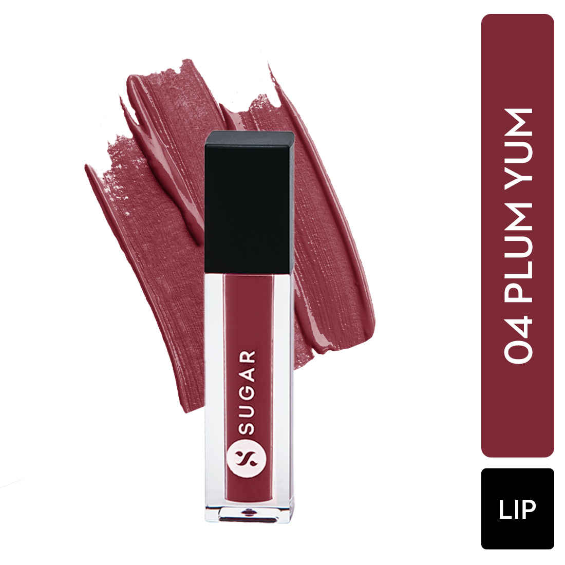 Buy SUGAR Cosmetics - Smudge Me Not - Mini Liquid Lipstick - 04 Plum Yum - 1.1 ml - Ultra Matte Liquid Lipstick, Transferproof and Waterproof, Lasts Up to 12 hours - Purplle