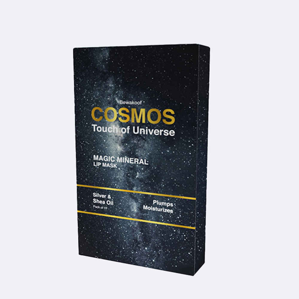 Buy Cosmos by Bewakoof Exfoliating Magic Mineral Lip Mask Powered By Silver & Shea Oil (Pack of 10) - Paraben & Sulphate Free - Purplle