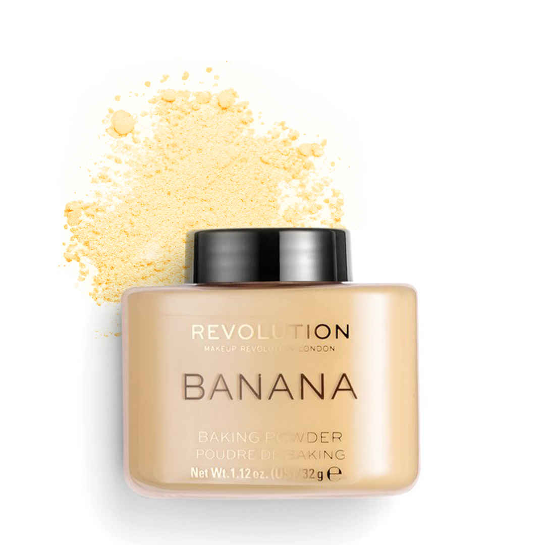 Buy Makeup Revolution Loose Baking Powder Banana 32 GM - Purplle