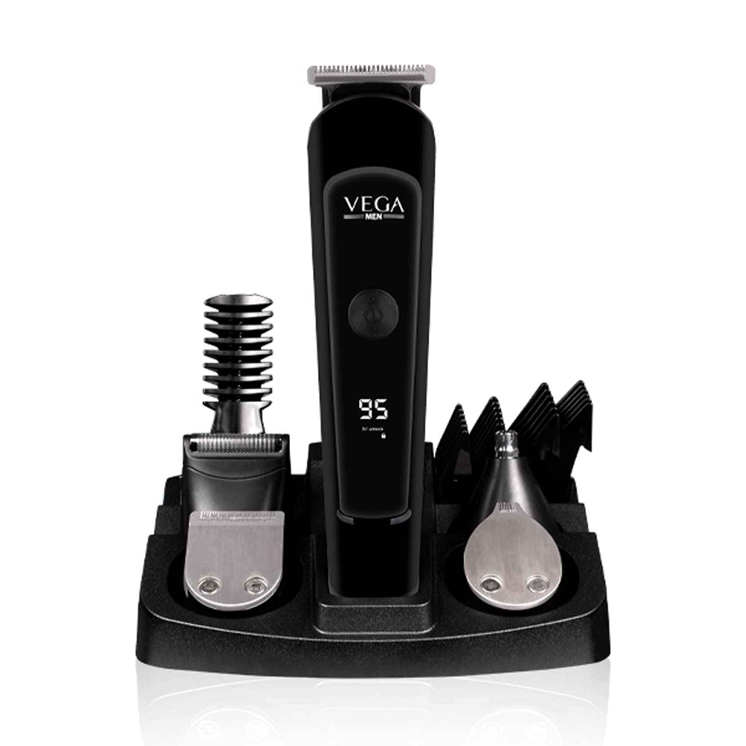 Buy VEGA Men 11-in-1 Ultra Multi-Grooming Set with IPX 6 Showerproof Beard/Hair Trimmer, Nose Trimmer & Body Groomer And Shaver, (VHTH-20) - Purplle