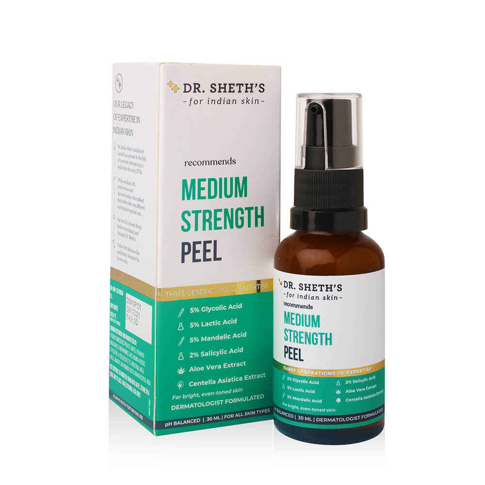Buy Dr. Sheth's Medium Strength Peel (30 ml) - Purplle