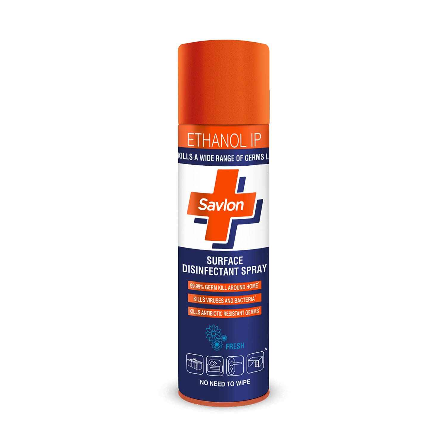 Buy Savlon Surface Disinfectant Spray Sanitizer, Germ Protection on Hard & Soft Surfaces, 170g - Purplle