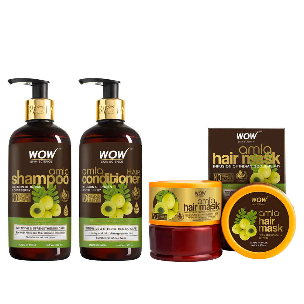 Buy Wow Skin Science Ultimate Rice Water Kit ( Shampoo + Conditioner + Hair Mask ) Combo of 3 - Purplle