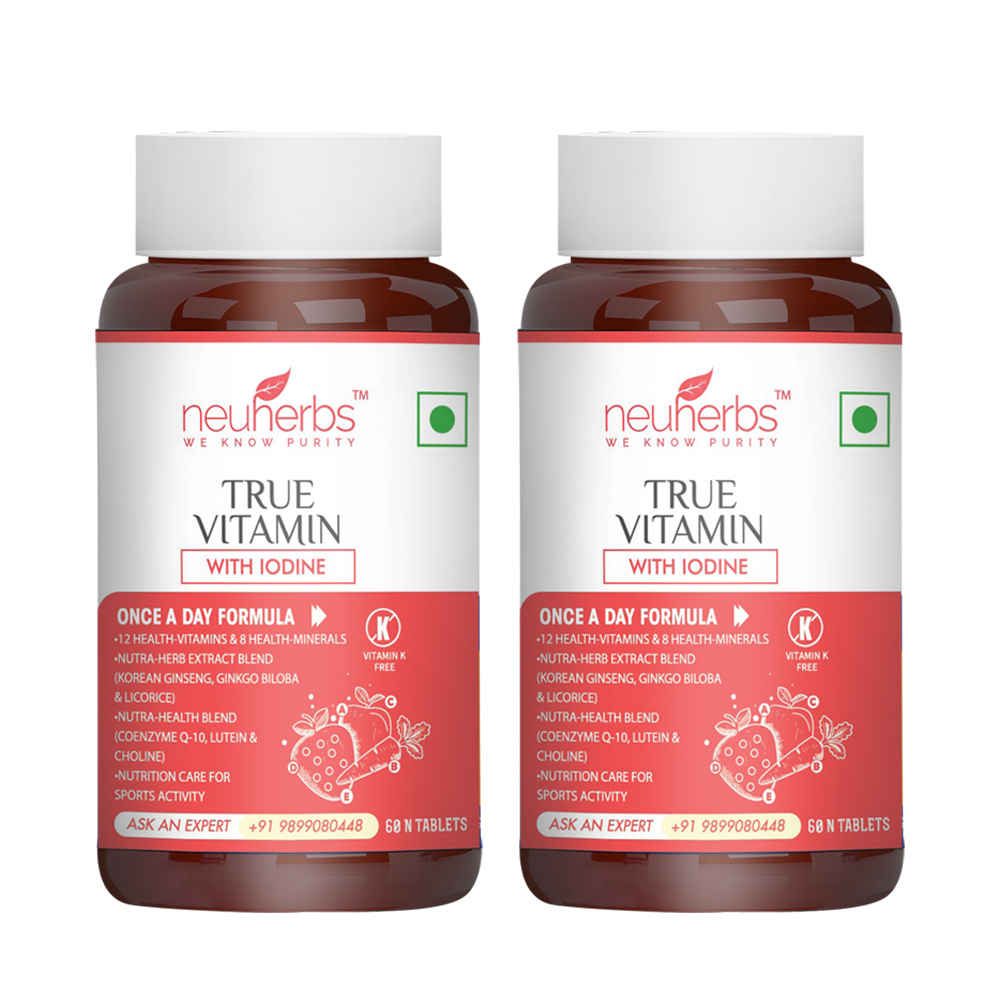 Buy Neuherbs True Vitamins with Minerals for Men and Women (120 Tablets) - Purplle
