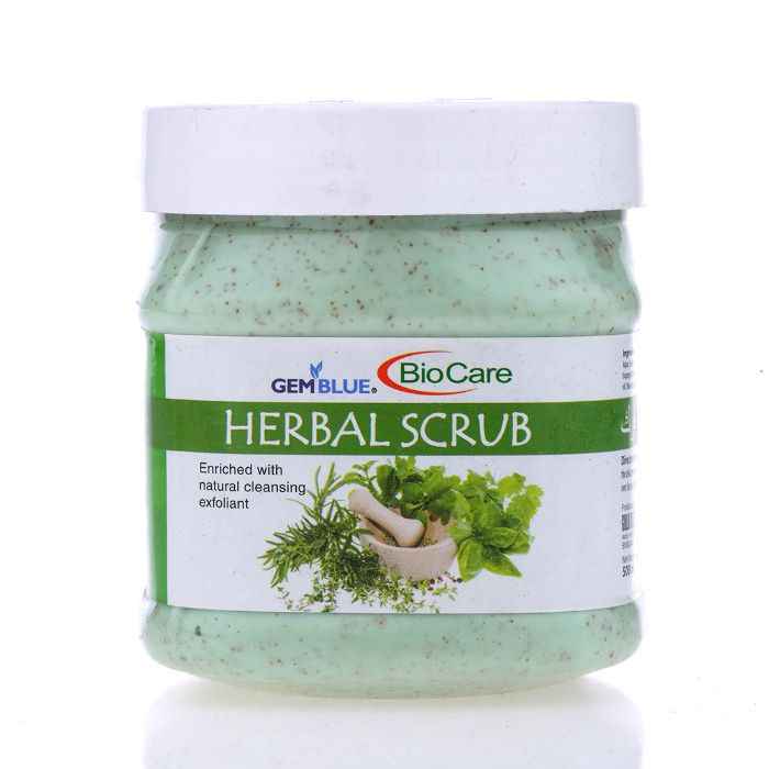 Buy GEMBLUE BioCare Herbal Face and Body Scrub 1 Pc - Purplle