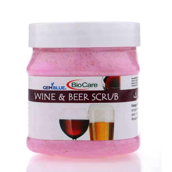 Buy GEMBLUE BioCare Wine & Beer Scrub - Purplle