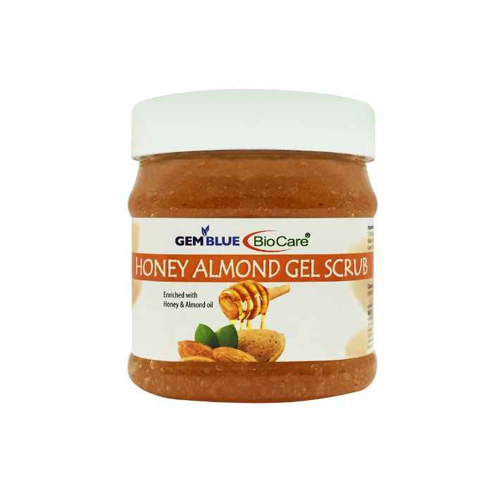 Buy Gemblue Biocare Honey Almond Gel Scrub (500 ml) - Purplle