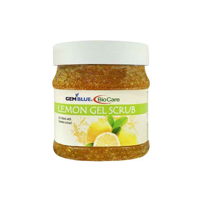 Buy Gemblue Biocare Lemon Gel Scrub (500 ml) - Purplle