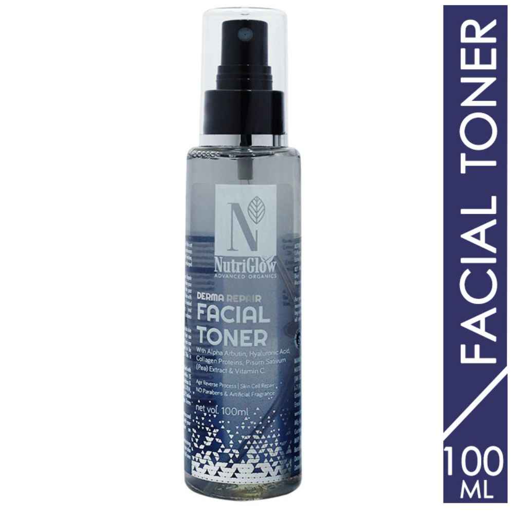 Buy NutriGlow Advanced Organics Derma Repair Facial Toner With Alpha Arbutin & Hyaluronic Acid, 100 ml - Purplle