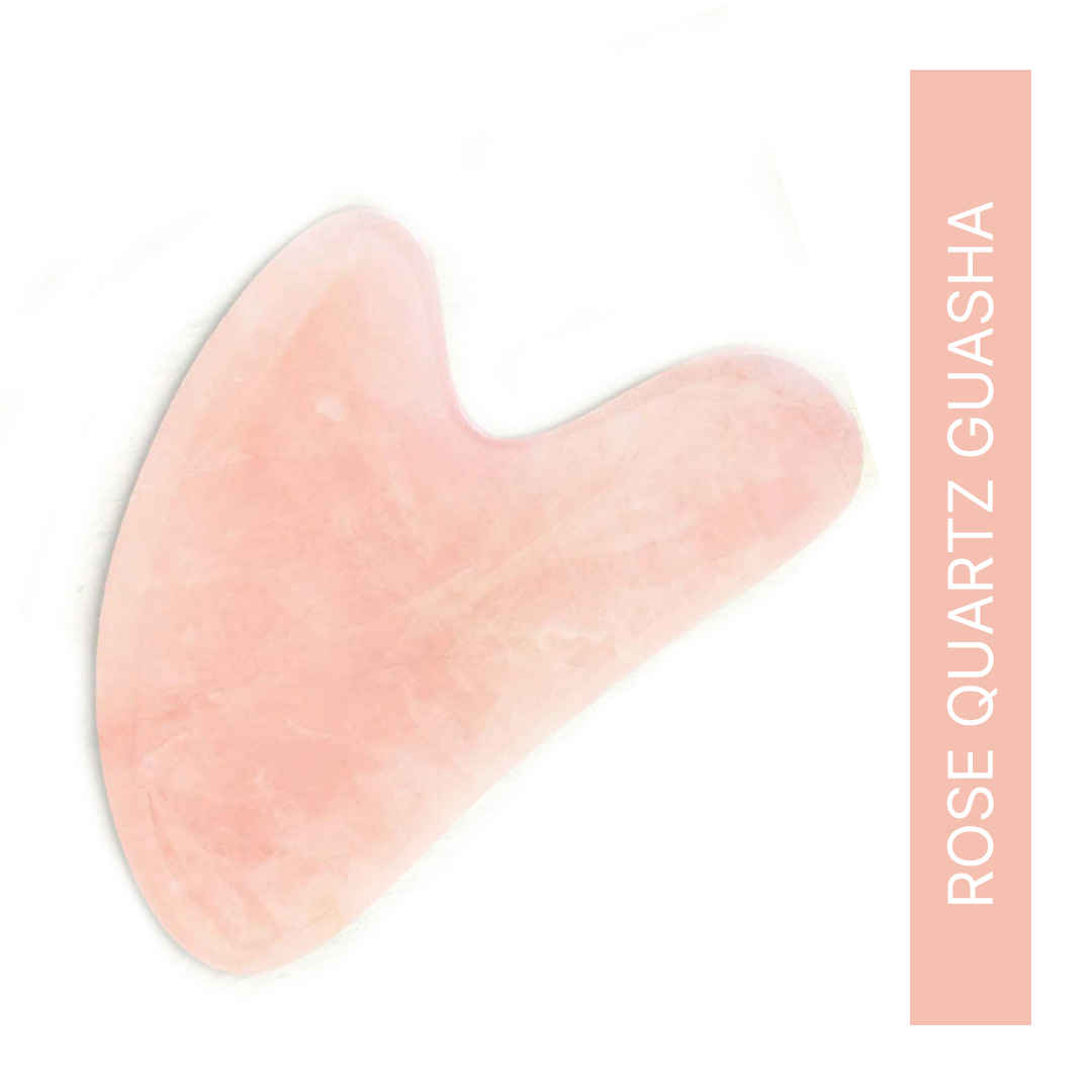 Buy Love Earth Rose Quartz Gua Sha Face Shaping Tool With Rose Quartz Crystal For Lift & Firm Skin, Reduces Lines & Dark Circles 1 Pc - Purplle