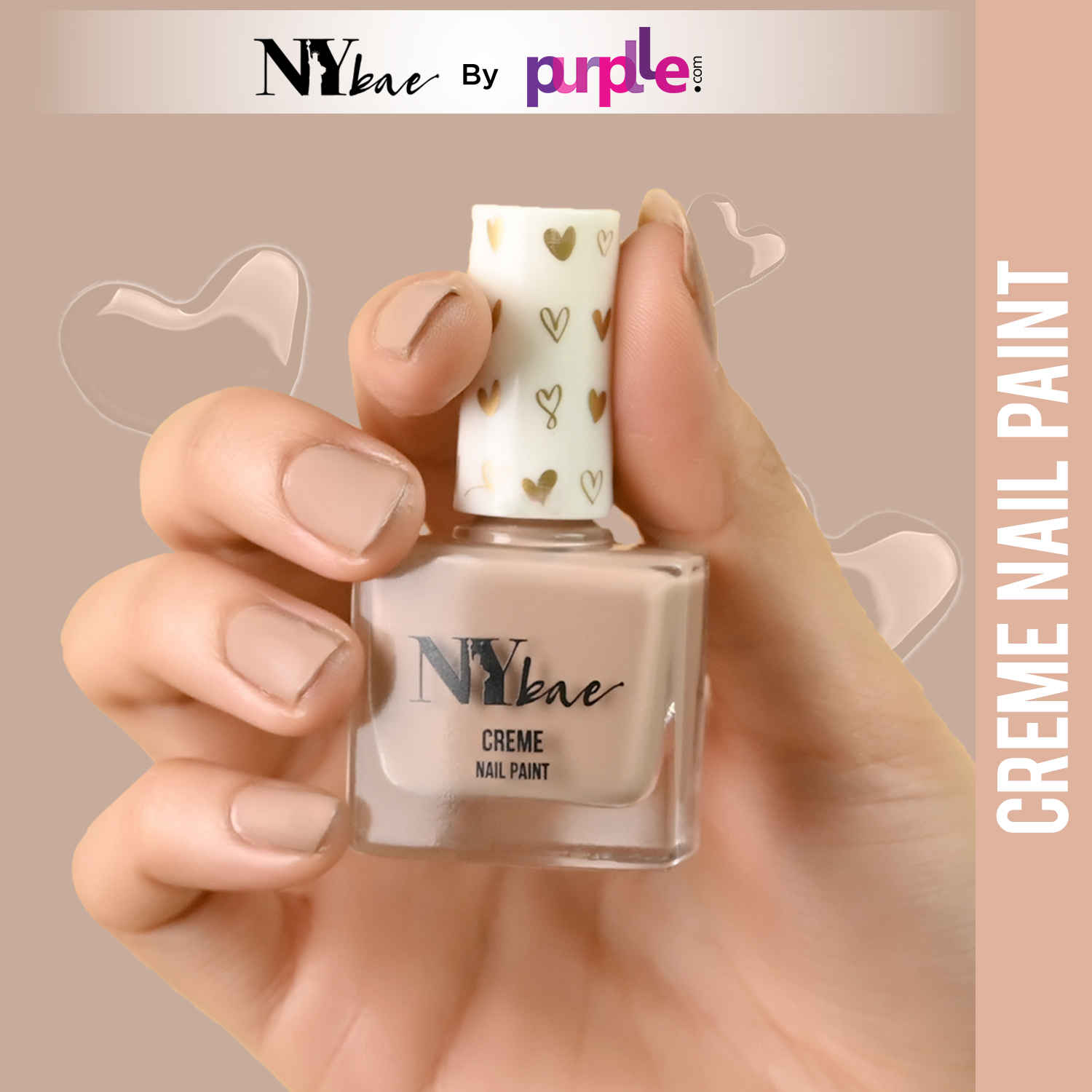 Buy NY Bae Creme Nail Paint - Tawny Brown 21 (10 ml) | Nude | Rich Pigment | Chip-proof | Full Coverage | Travel Friendly | Vegan - Purplle