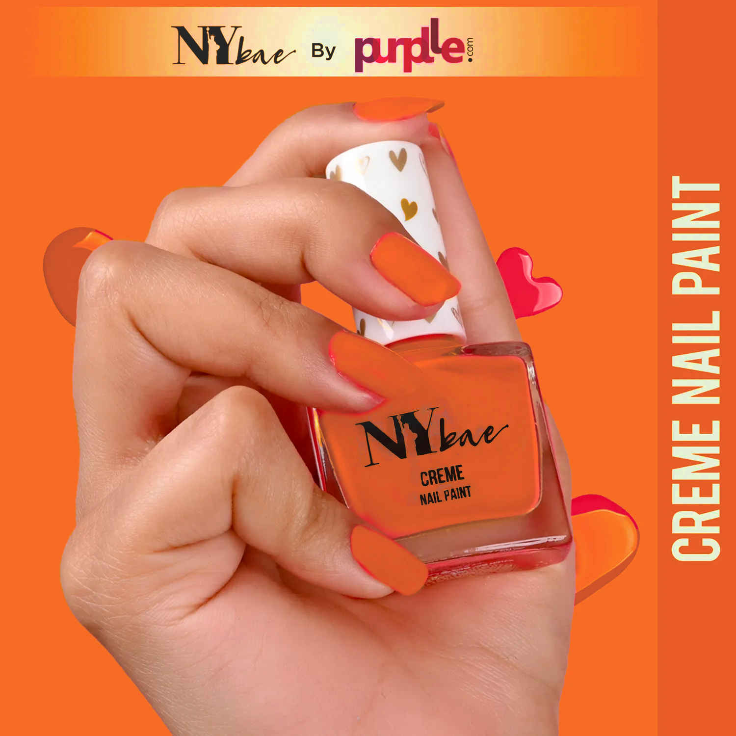 Buy NY Bae Creme Nail Paint - Rose Beige 34 (10 ml) | Pink | Rich Pigment | Chip-proof | Full Coverage | Travel Friendly | Vegan - Purplle
