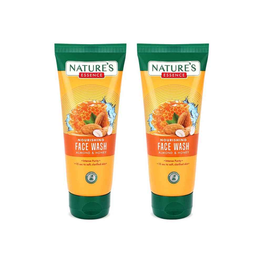 Buy Nature's Essence nourishing face wash Almond & Honey Pack of 2 - Purplle