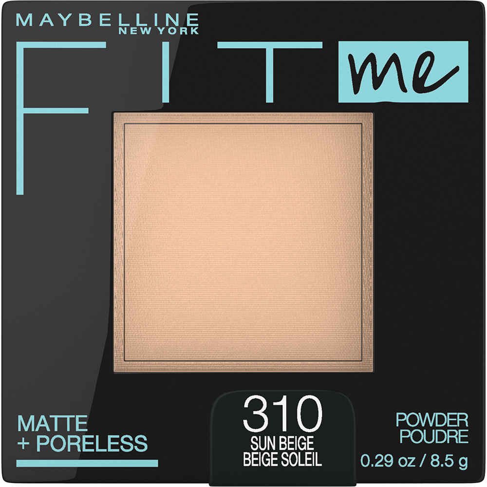 Buy Maybelline New York Fit Me Matte + Poreless Pressed Powder Sun Beige 310 (8.5 g) - Purplle