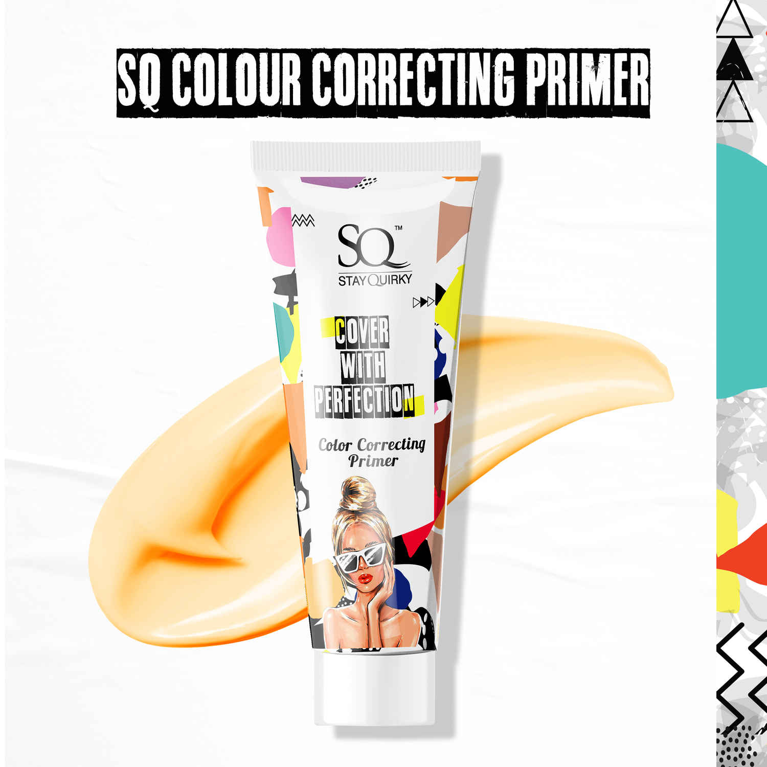 Buy Stay Quirky Cover With Perfection Color Correcting Primer - Mellow Yellow| Perfecting | Pore Minimising | Evens skin tone | Long Lasting (20 ml) - Purplle