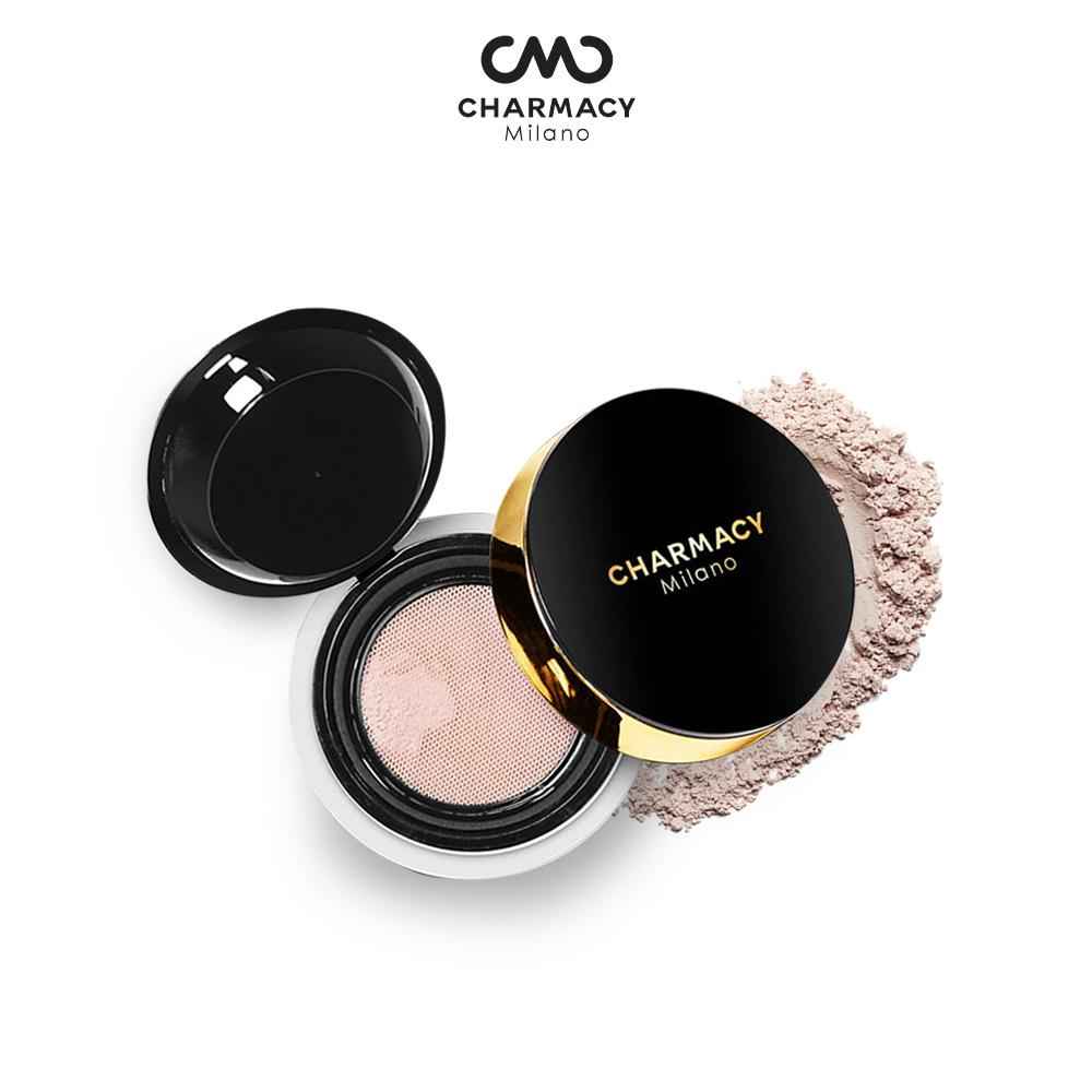 Buy Charmacy Milano Set and Fix Loose Powder - 16 gm, Controls Oil, Blur Pores and Fine Lines, Flashproof, Soft Focus, Natural Coverage, Weightless Matte, Vegan, Cruelty-Free, Non Toxin - Purplle