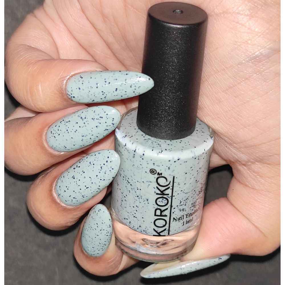 Buy KOROKO 190 Grey Cookie Crumble Nailpolish - Purplle