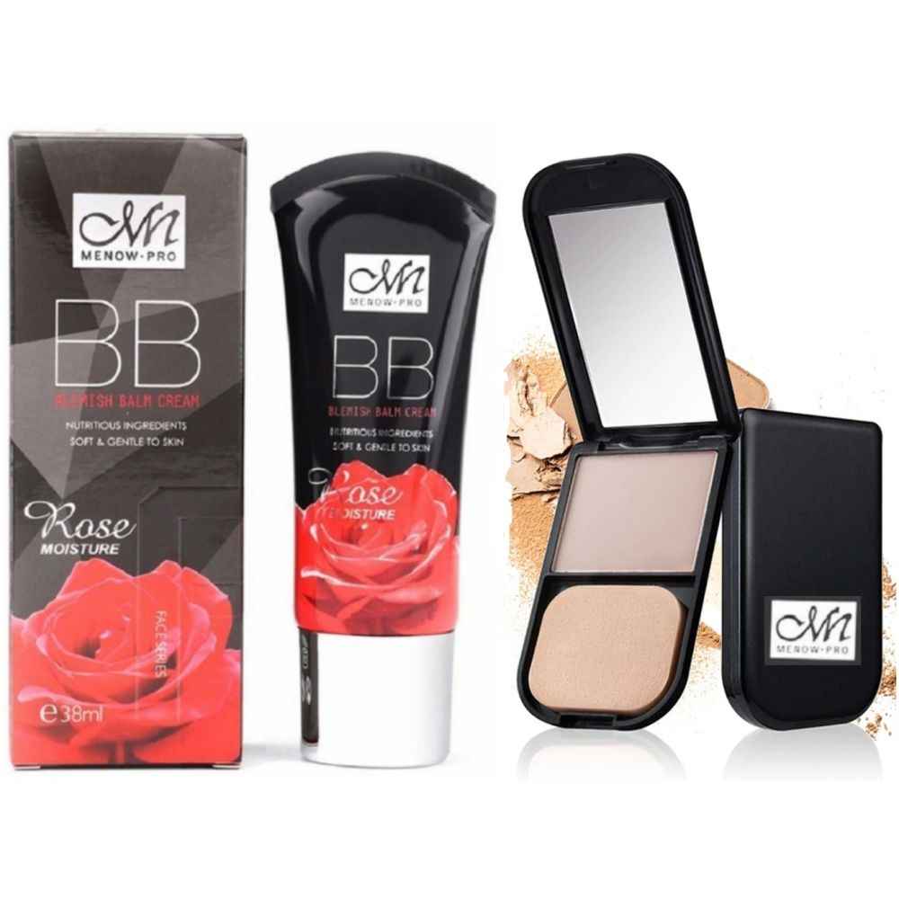 Buy Me-Now Pack of Rose Blemish BB Foundation Cream (38ml) and Matte Look Compact (8g) - Purplle