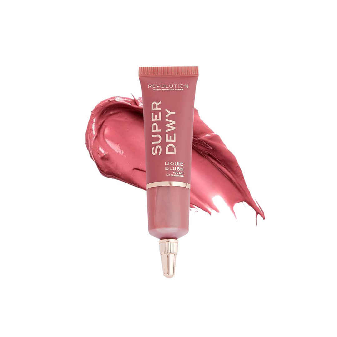 Buy Makeup Revolution Superdewy Liquid Blush You Got Me Blushing 15 ML - Purplle