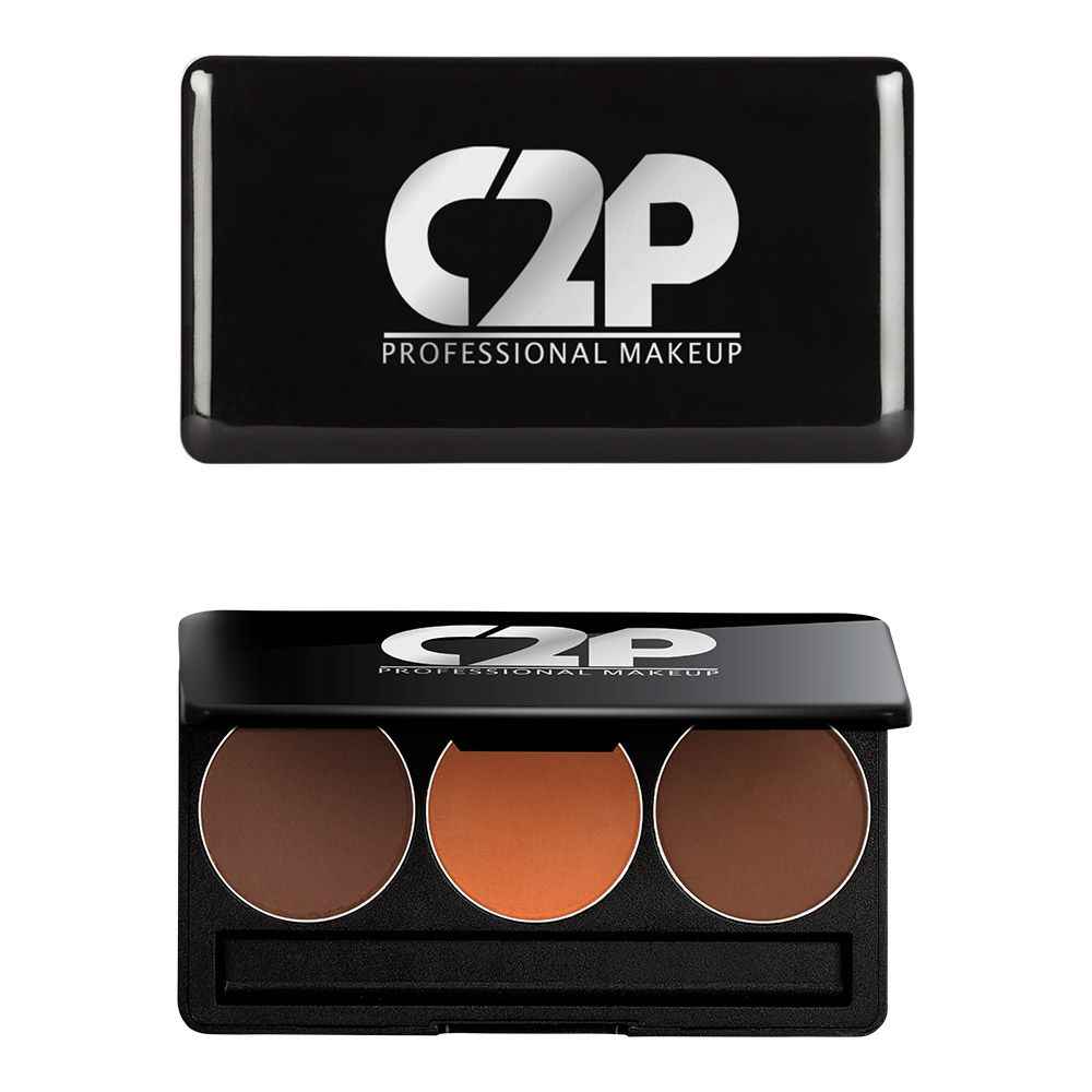 Buy C2P Pro Professional Basic Makeup Kit Trio Contour (3 In 1) - Purplle