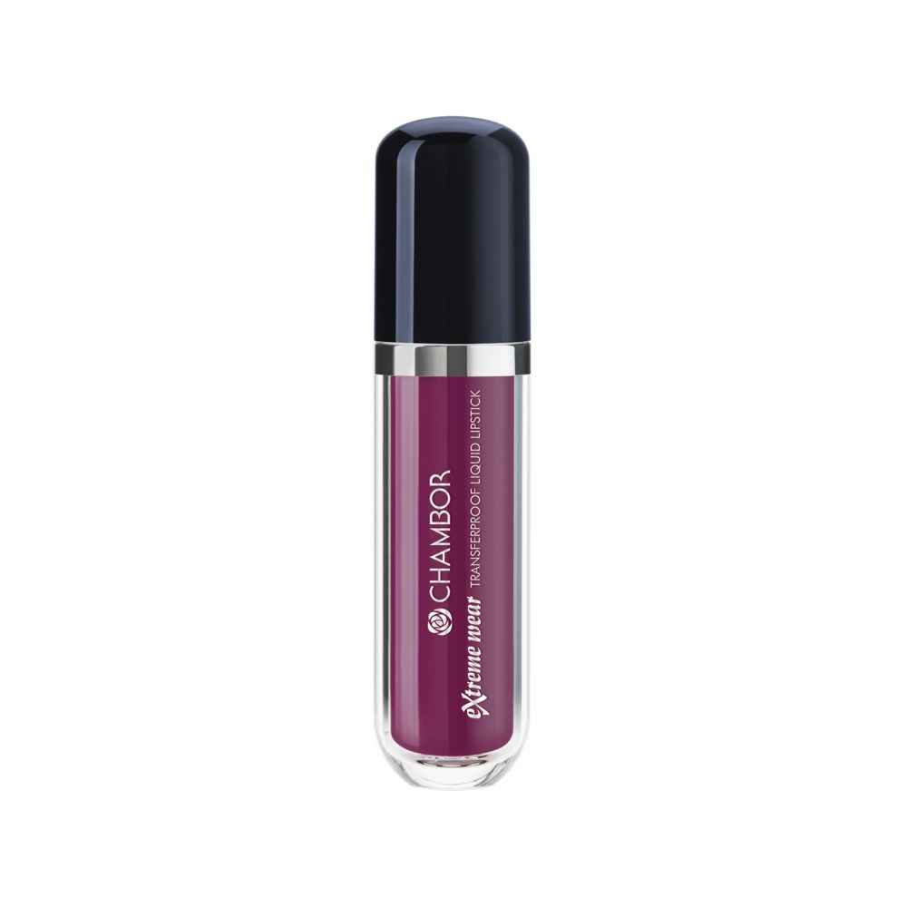 Buy Chambor Extreme Wear Transferproof Liquid Lipstick - Raisin Rose #411 - Purplle