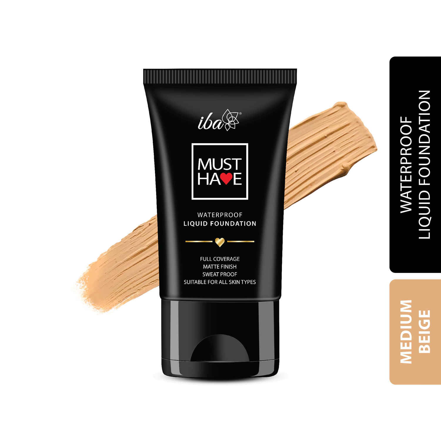 Buy Iba Must Have Waterproof Liquid Foundation - Medium Beige - Purplle
