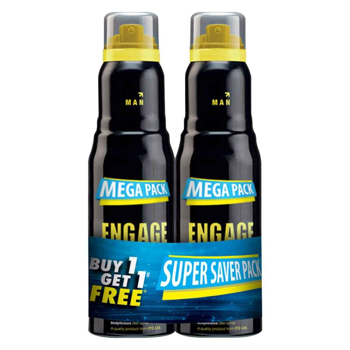 Buy Engage Urge Deodorant For Men, Citrus and Woody, Skin Friendly Deo, 220 ml each Body Spray (Pack of 2) - Purplle