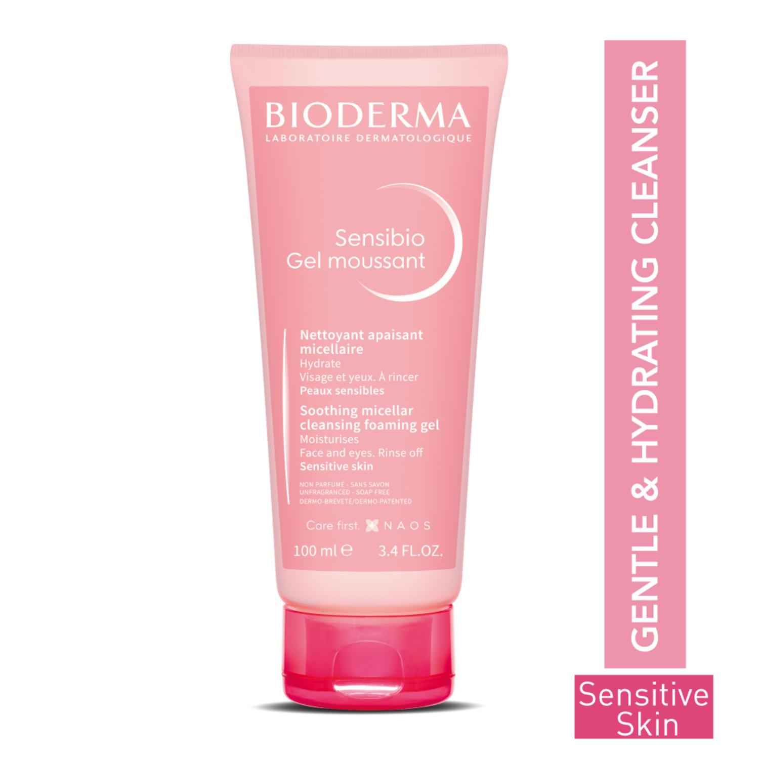 Buy Bioderma Sensibio Face Gel Moussant 100 ml - Purplle