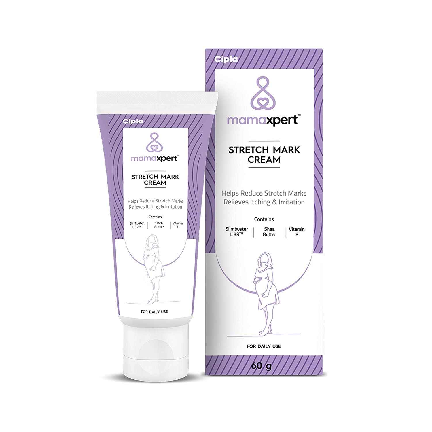 Buy Cipla Mamaxpert Stretch Mark Cream To Reduce Stretch Marks & Scars (60 g) - Purplle