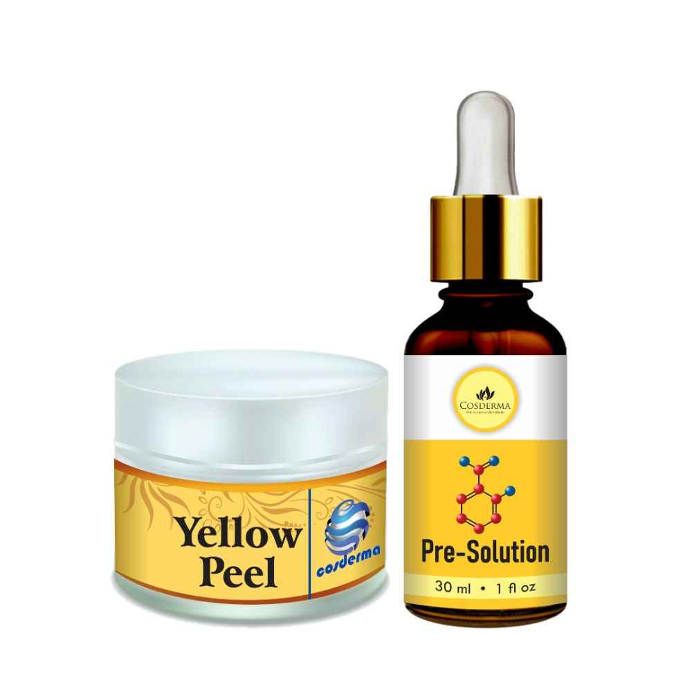 Buy Cosderma Yellow peel Retinol Peel with Pre solution set of 2 products - Purplle