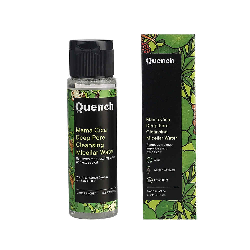 Buy Quench Botanics Mama Cica Deep Pore Cleansing Micellar Water (30 ml) - Purplle