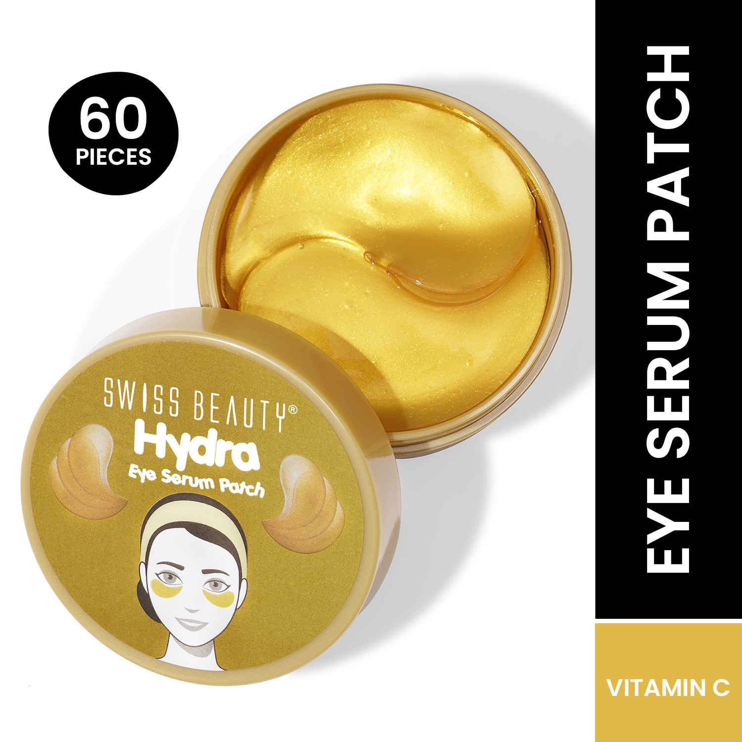 Swiss Beauty Hydra Eye Serum Patch Gold 60 pcs