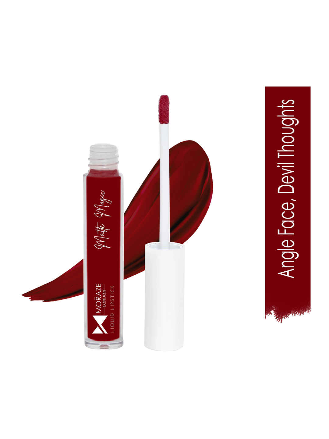 Buy Moraze Matte Magic Liquid Lipstick, Angle Face, Devil Thought - 3 ML - Purplle
