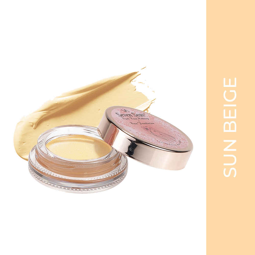 Buy Seven Seas Mousse Foundation & Professional Makeup Base (Sun Beige) - Purplle