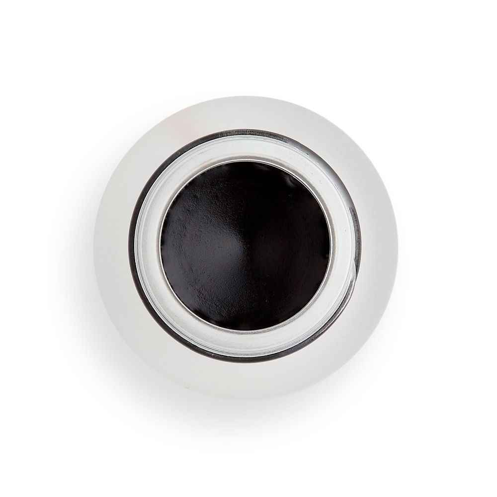 Buy Makeup Revolution Gel Eyeliner Pot With Brush - Black 3 GM - Purplle