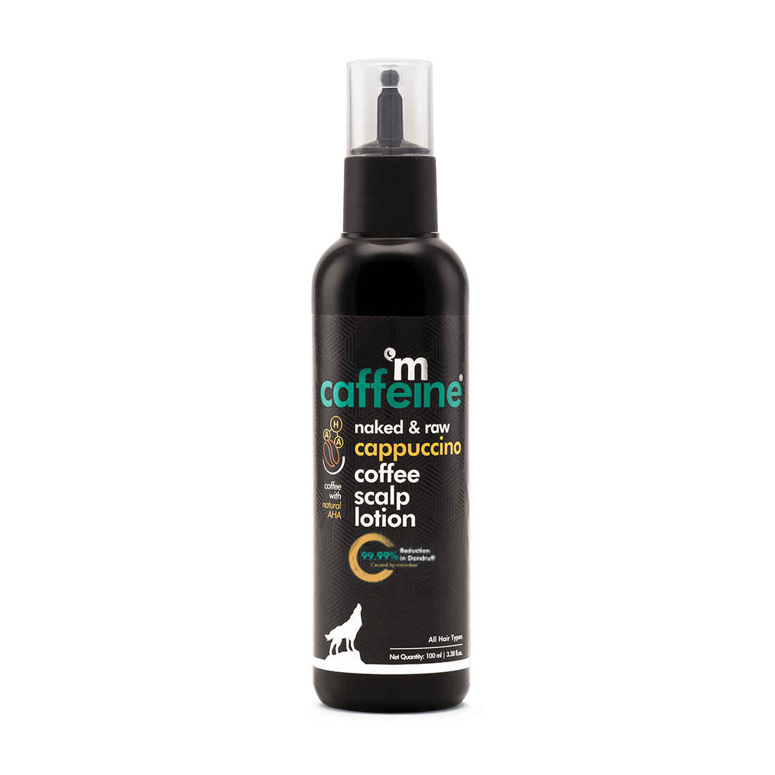 Buy mCaffeine Anti-Dandruff Cappuccino Coffee Scalp Lotion | Reduces Itchiness & Flakiness with Natural AHA and| For All Hair Types | 100ml - Purplle