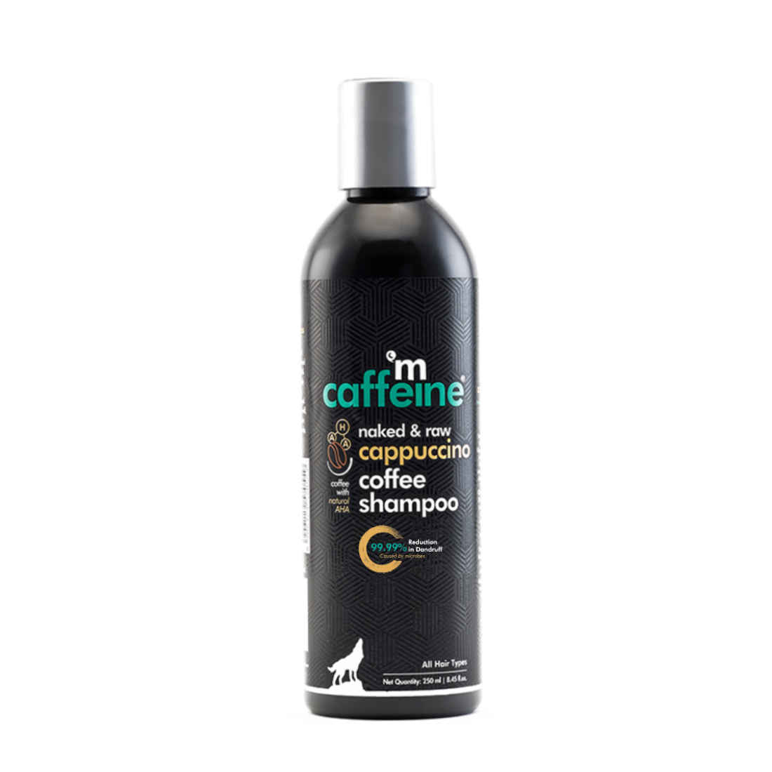Buy mCaffeine Anti-Dandruff Cappuccino Coffee Shampoo | Reduces Scalp Dryness, Itchiness & Flakiness with Natural AHA and Cinnamon | Controls Excess Oil | SLS and Paraben Free | For All Hair Types| 250 ml - Purplle