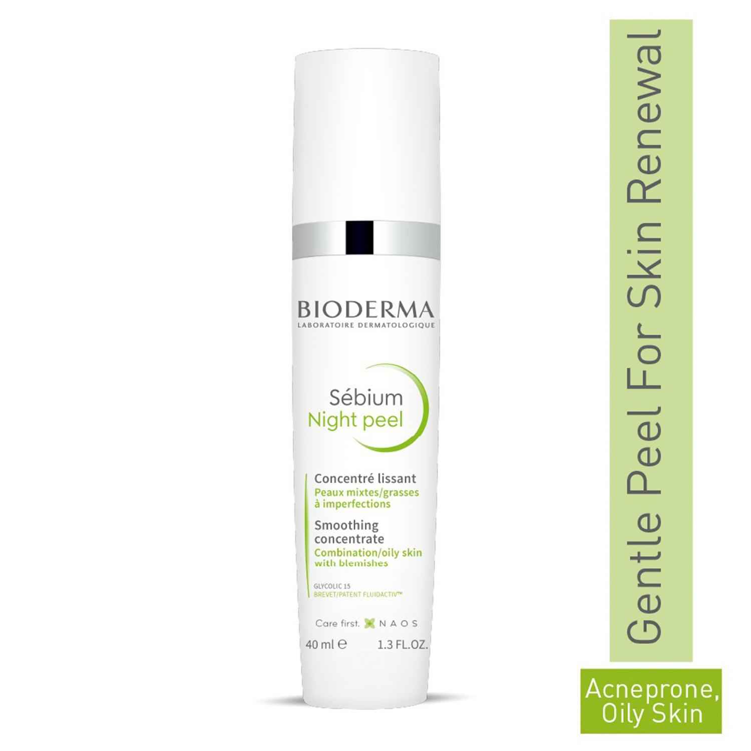 Buy Bioderma Sebium Night Peel (40ml) - Purplle